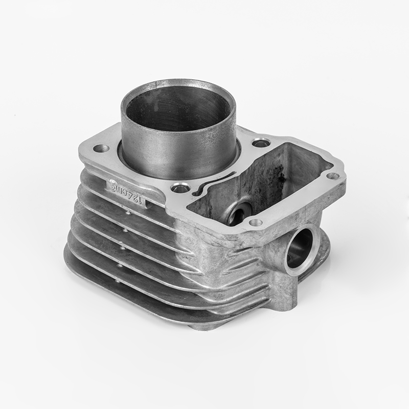 Bilah kecil CG125 dengan alur oli (Φ56.5) Die casting silinder sepeda motor paduan aluminium Honda